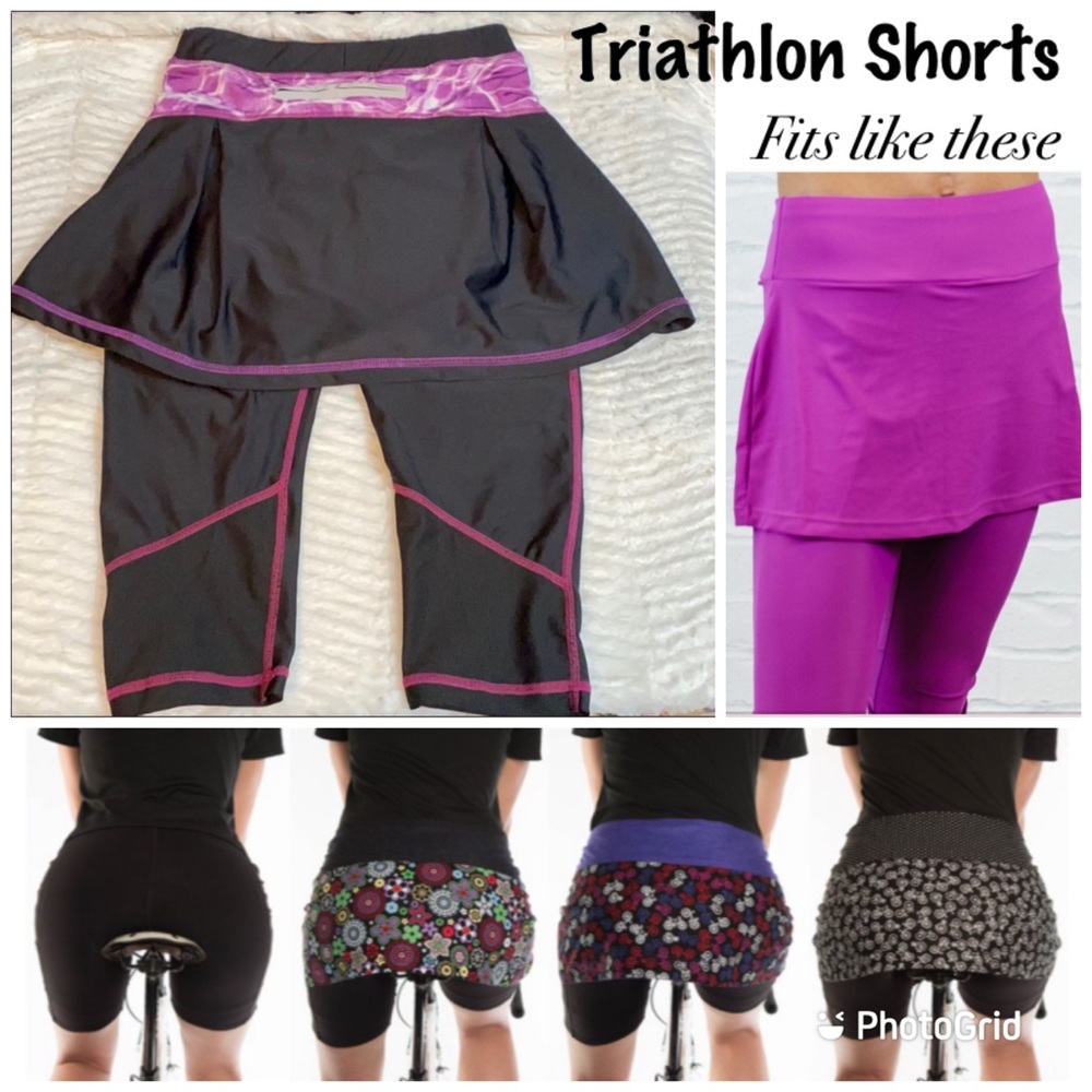 Triathlon Shorts with Skirt